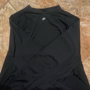 Fabletics Black Lightweight Long Sleeve Top
